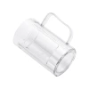 Acrylic beer mug with PET plastic transparent strap, 500ml thick draft beer cup for craft ktv bars and food stalls Item Picture
